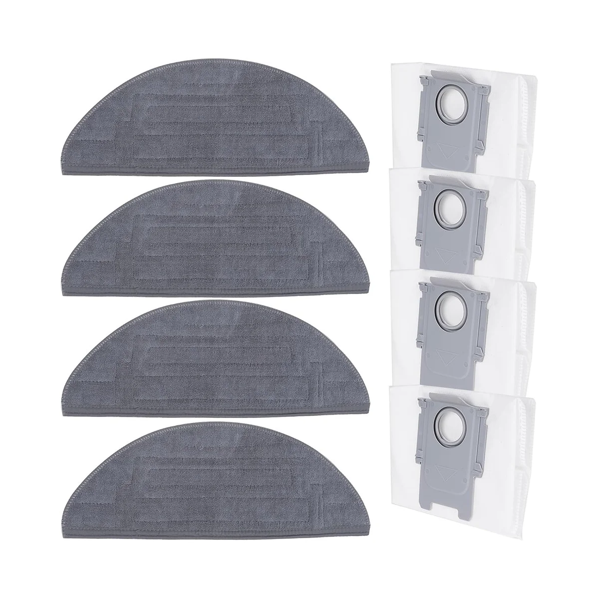 

A06P-Replacement Parts for Roborock S8 Pro Ultra, Reusable Hard Floor Cloth Expert Wet Replacement Microfiber Soft Pad