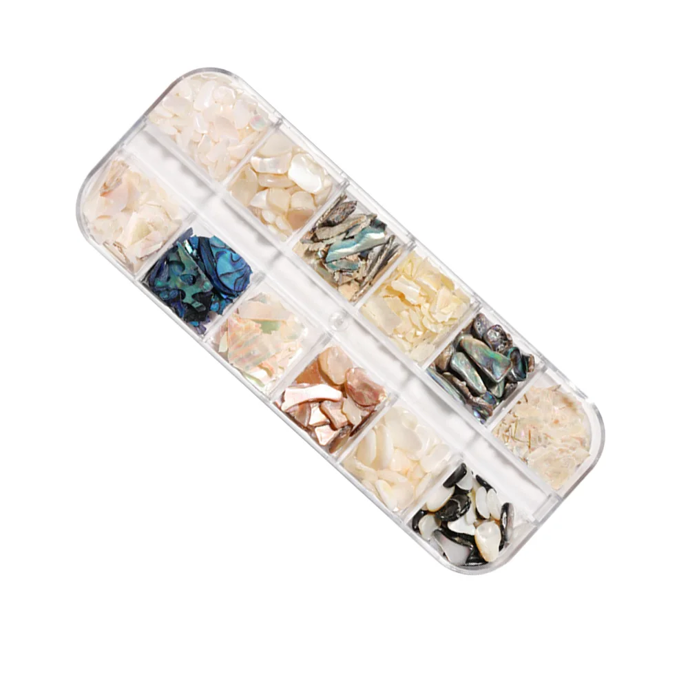 

1 set Seashell Decorations Nail Stickers Sequins Manicure Decals DIY Creative Supplies Birthday Events Home Phone Case