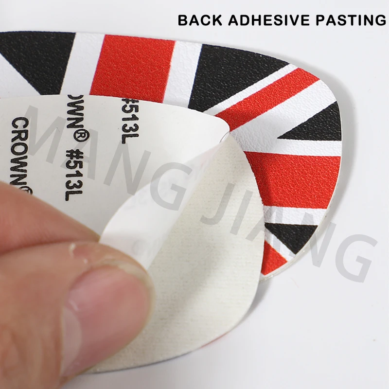 Union Jack Car Seat Back Handle Cover Stickers For Mini Cooper R55 R56 F56 F57 Leather Decorative Decal Sticker Accessories