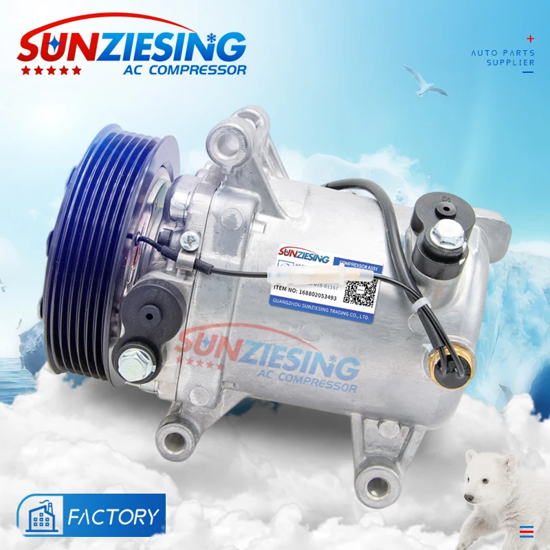 For Proton Iriz Car 6Pk Ucm Air Cond Compressor R134A Part Number 61000-20720 Pw 911275   Ss96 High Quality Product Malaysia Proton