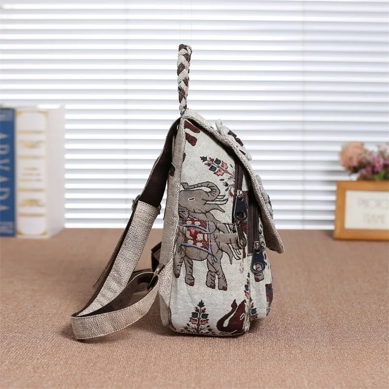 Women's Backpack 2025 Mochila Mujer Fabric Women's Bag Pack Casual Simple Sac a dos Travel Canvas Backpack