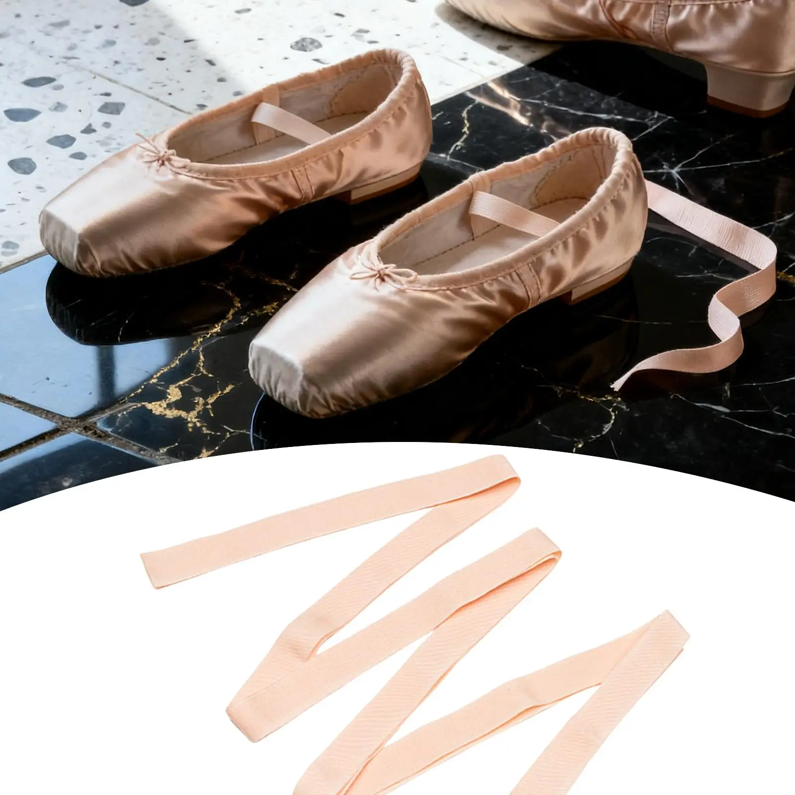 Image 3: Ruban extensible pour chaussures à Pointe, accessoires extensibles pour chaussures de danse, pour décoration de spectacle en salle de classe