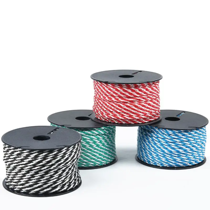 

3mmx20m Utility Polypropylene Cord 8 Braided PP Rope Home Decor Craft DIY Hang Tag Christmas Gift Packing Multipurpose String