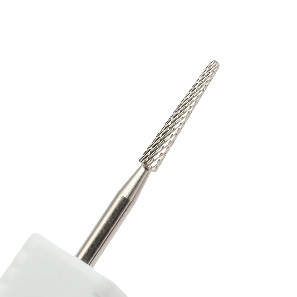 1 Stück Silberner 2-Wege-Nagelbohrer, Sicherheits-Universal-Nagelbohrer aus Wolframstahl für schnelles und schmerzfreies Nagelbearbeiten - Links und Rechts – Detail 6