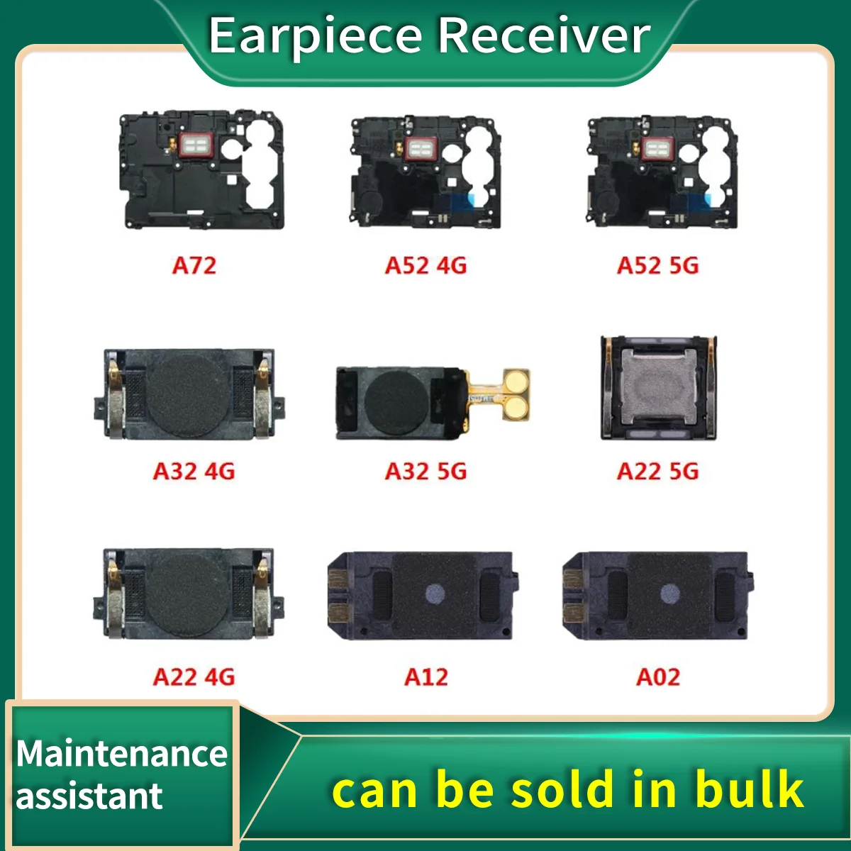 

Earpiece Receiver Front Top Ear Speaker Repair Parts For Samsung Galaxy A02 A12 A22 A32 A52 4G 5G