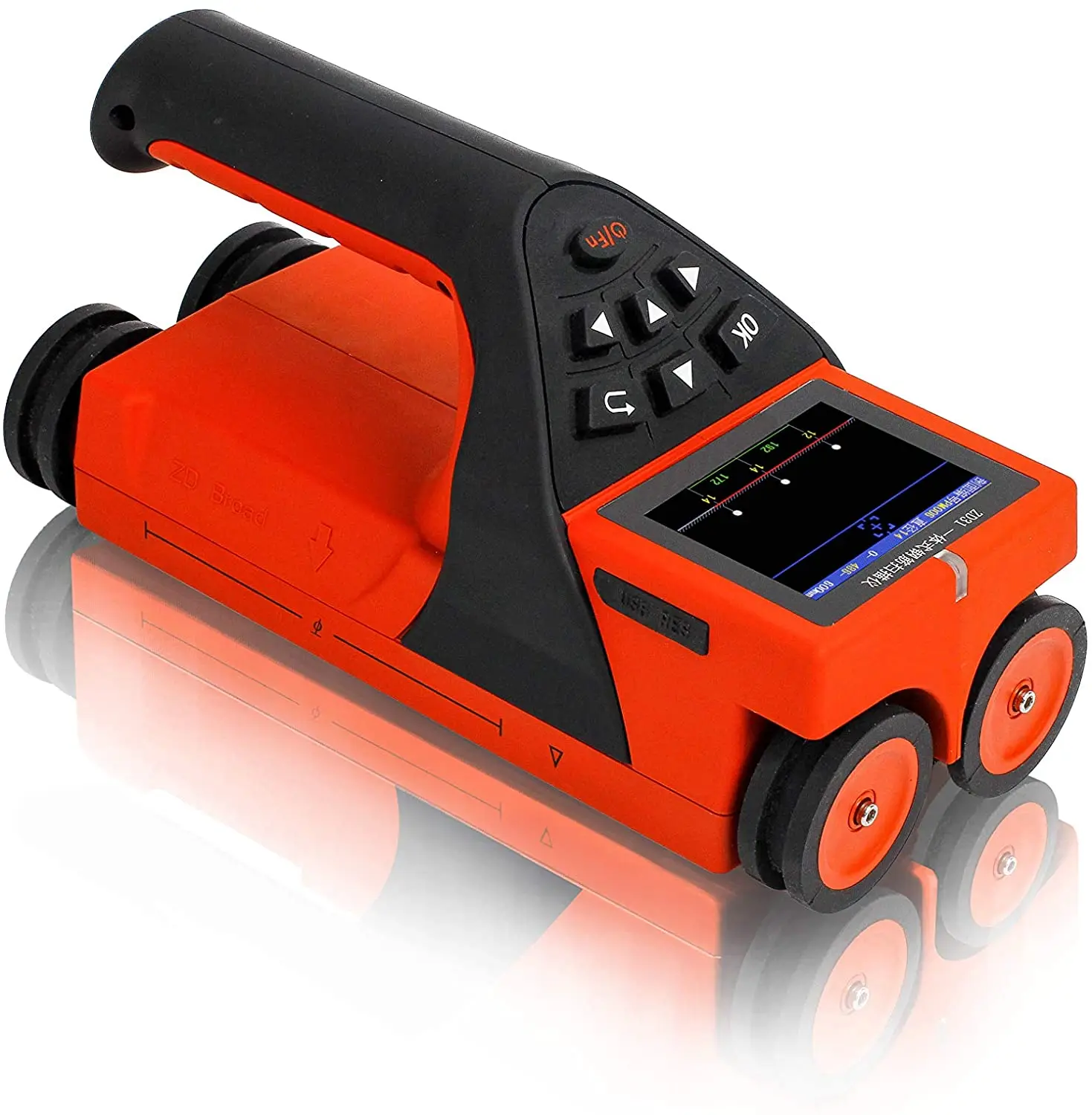 Brand New ZD-310 Integrated Rebar Scanner Tests Thickness of Concrete Cover Diameter Location ZD310 only Thickness Mode