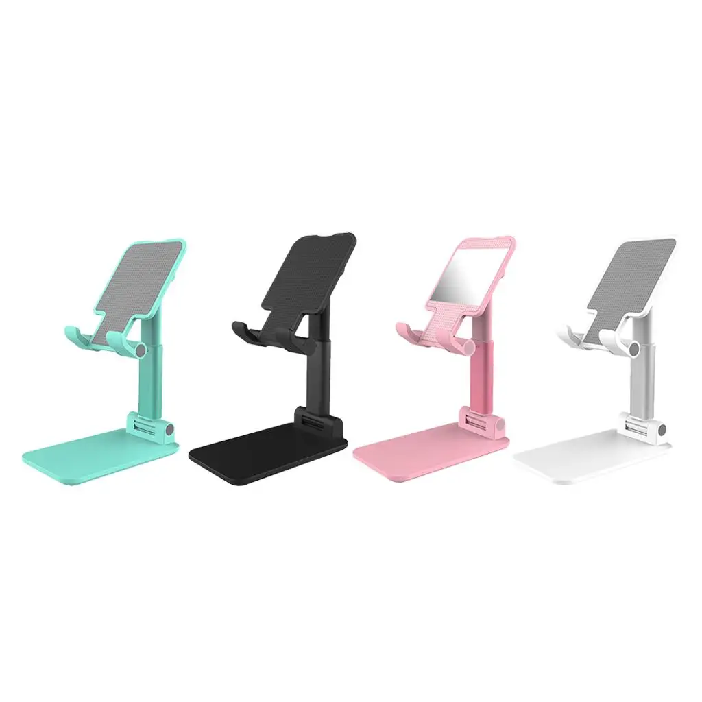 

Tablet Holder Stand, Height Angle Adjustable Desktop Cell Phone Stand Aluminum