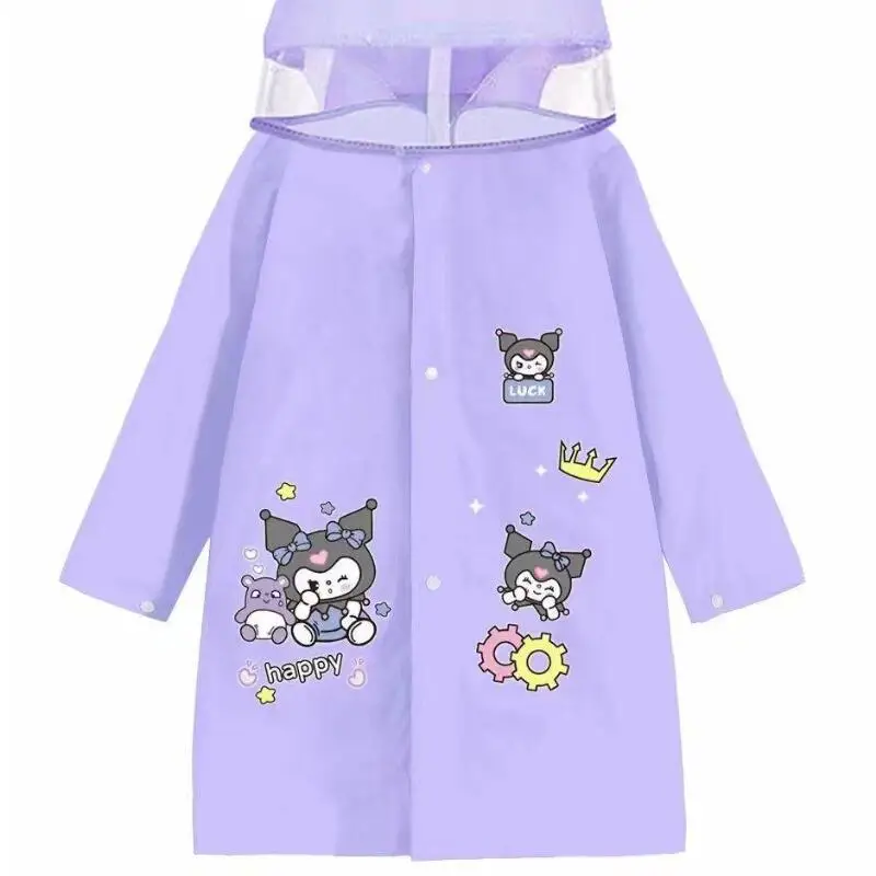 

Sanrio Kawaii Raincoat Hello Kittys Cute Rain Coat Fashion Girl Rainproof Windproof Print Portable Trend Sale Birthday Present