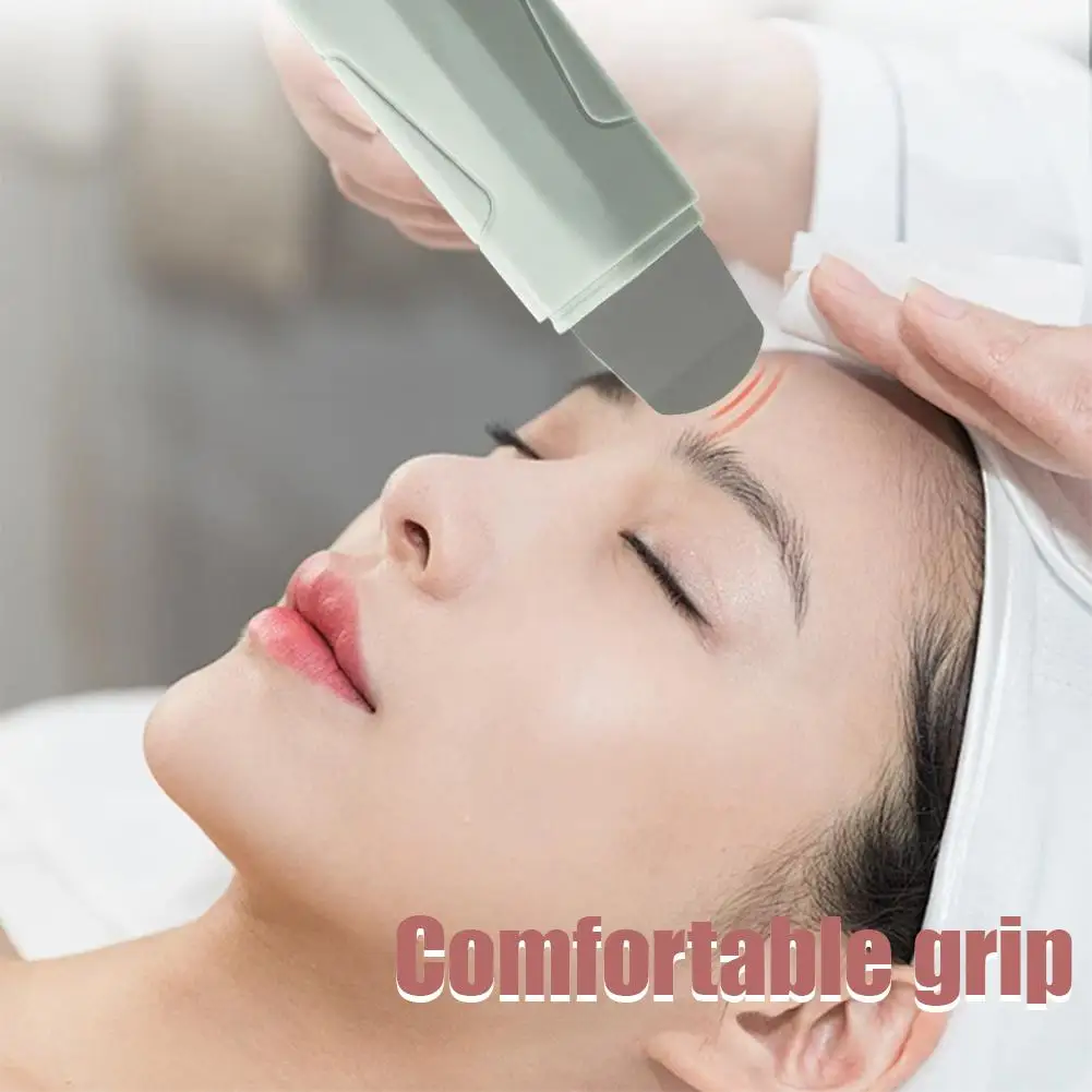 Rosto purificador da pele peeling removedor de cravo limpeza profunda do rosto ultra-sônico íon acne poros limpador facial pá purificador