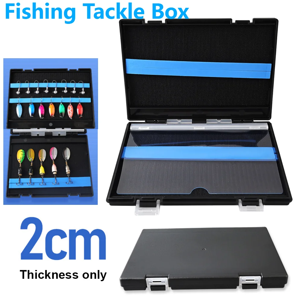 

Тонкий пластиковый ящик для рыболовных инструментов, ложка с блестками, спиннер, контейнер для приманки, свинцовый крючок, кривошипный крючок, органайзер для хранения, аксессуары для карпа