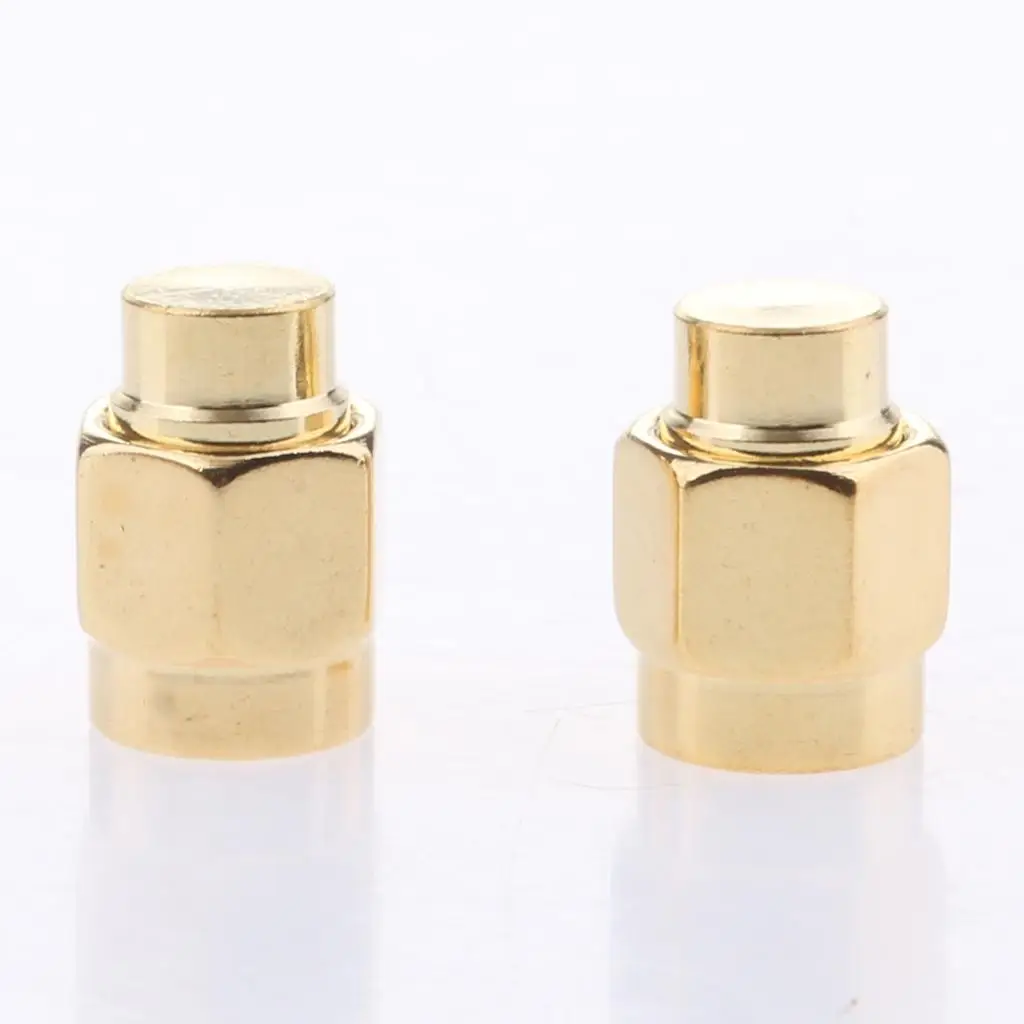 Gold Plated SMA Connector Dust Proof Cover RF Coaxial Cable End Cap for Radio Frequency Application