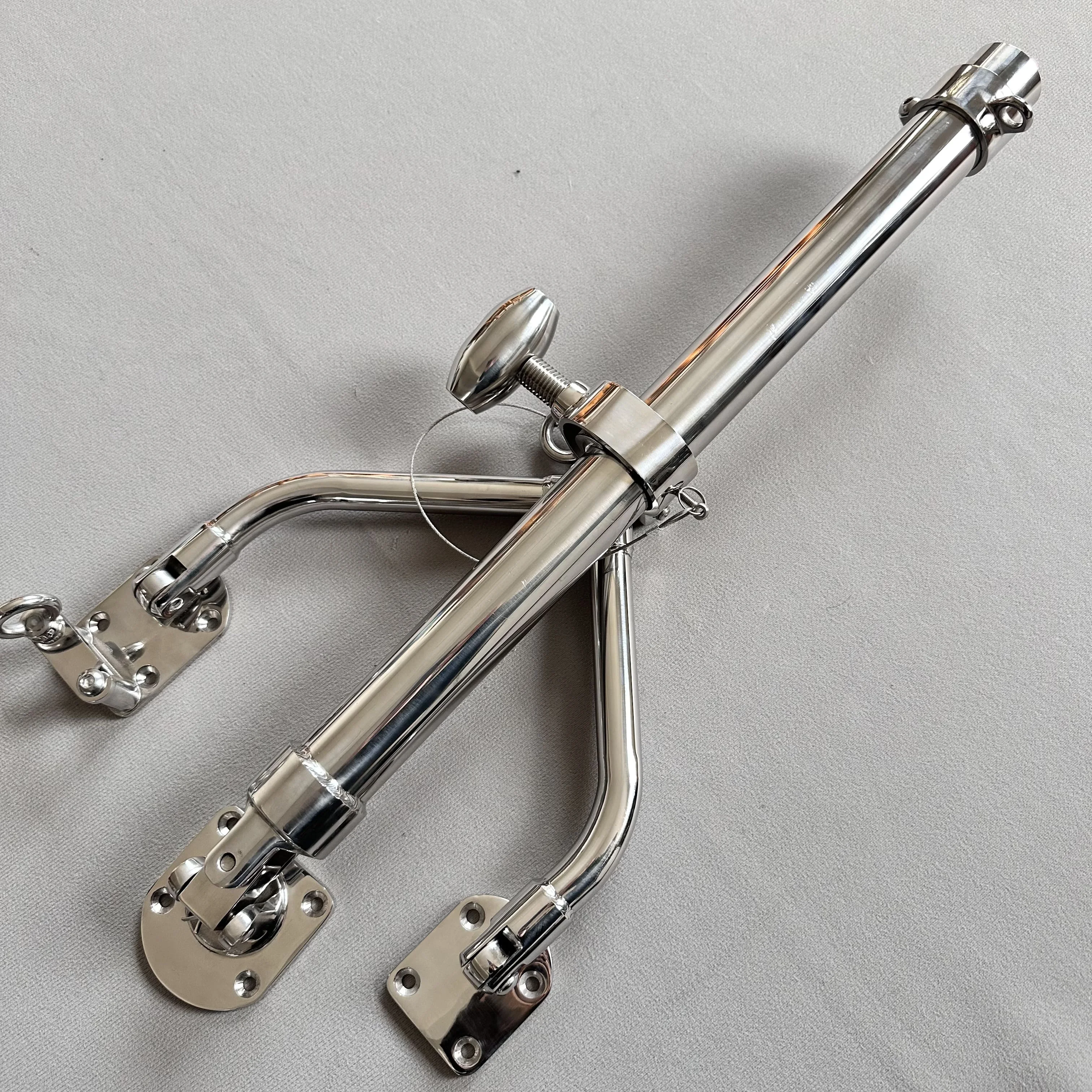 Hardware Accessories Stainless Steel Adjustable Bracket Fishing Rod Holder Outrigger Rod Holder