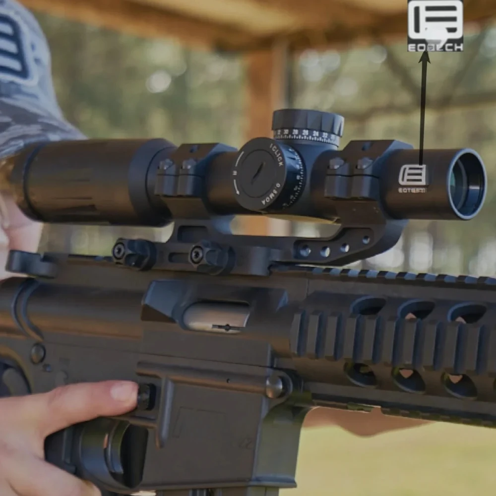 V*d* Scope FFP LPVO SR1 Reticle 1-6x24MM Riflescope 30mmTube BK dengan dengan Tanda Asli Penuh Berburu