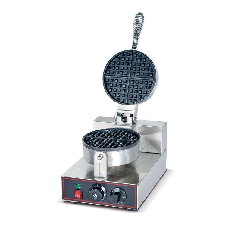 

Factory price commercial single head 220V high quality none-stick electric waffle makers for Belgian