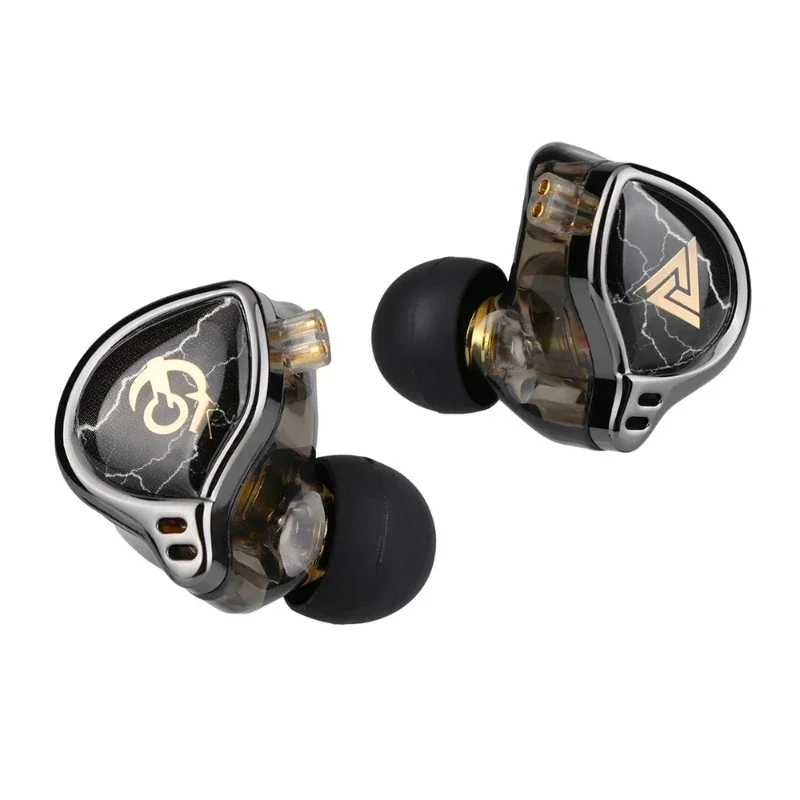 QKZ x HBB Earphones 10mm Titanium-Coated Diaphragm In Ear Monitor Headphones Hi-Fi Audio IEMs Outdoor sports headsets