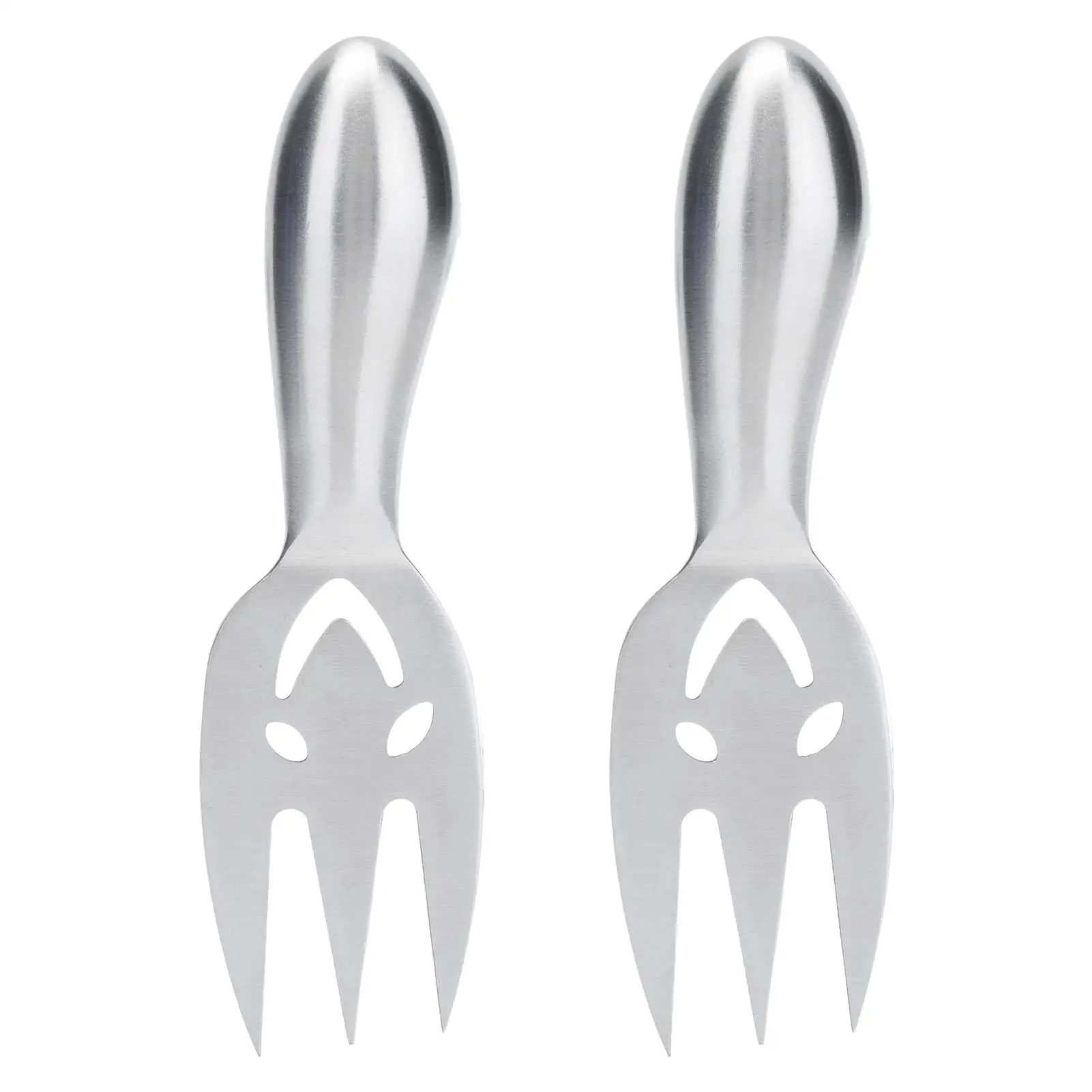 Smiling Face Cheese Forks Stainless Steel Kitchen Accessories for wedding Party and for holidays 