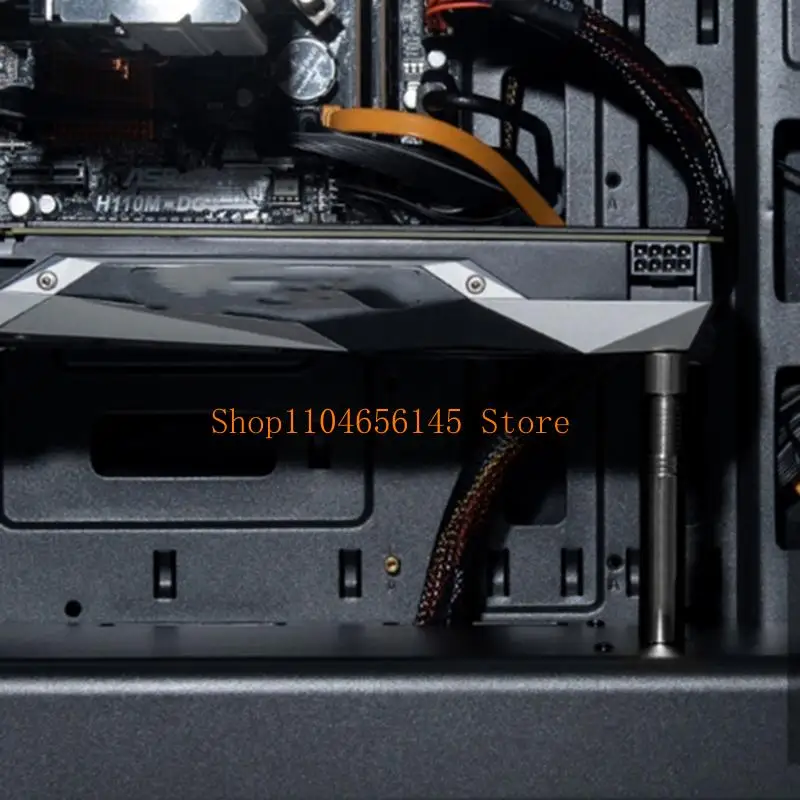 5asd Graphics Card GPU Brace Support Adjustable Aluminum Alloy Video Card Sag Holder Bracket for Desktop PC for Case