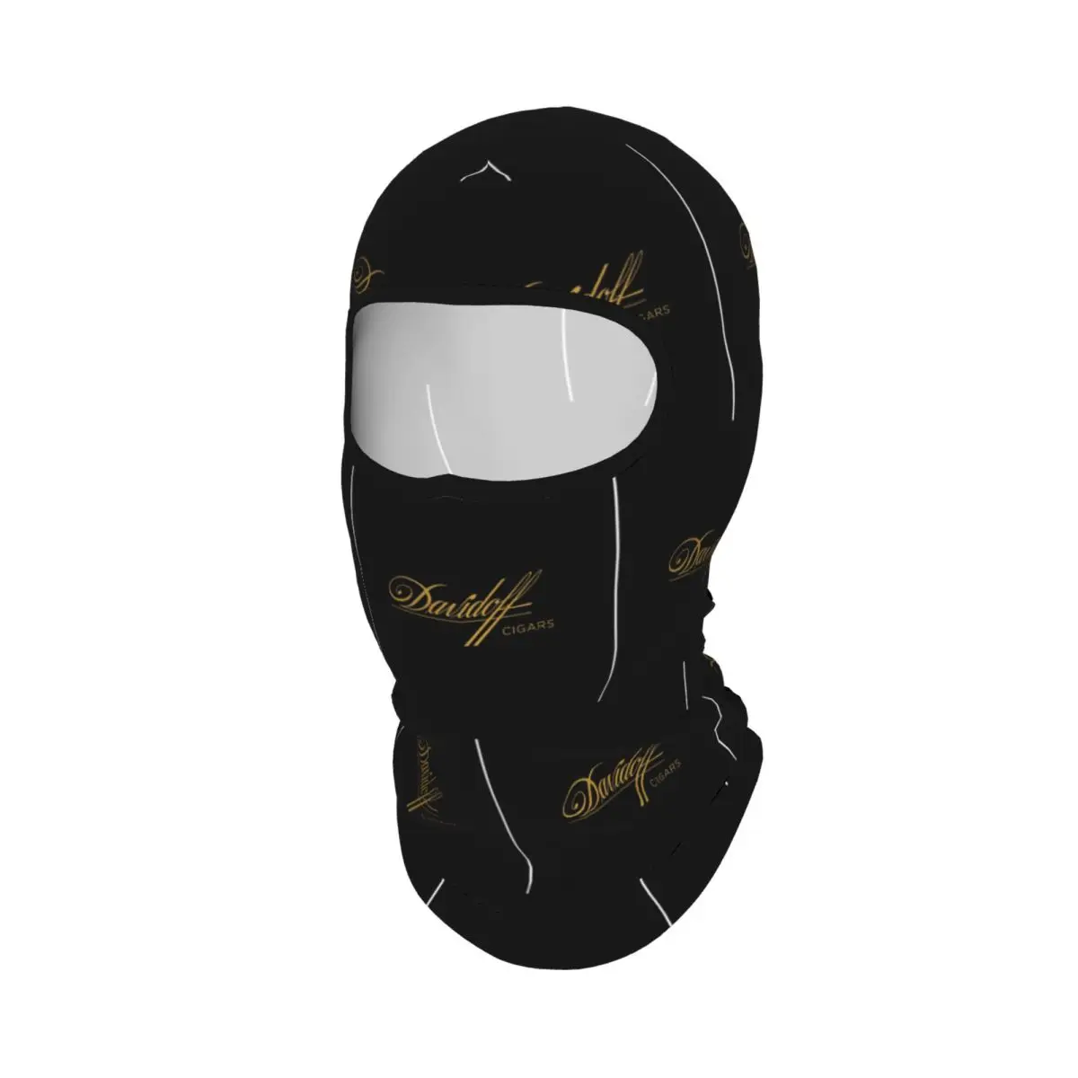 Davidoff Cigar Breathable Thin Balaclava Full Face Mask Sun Protection Neck Gaiter For Motorcycle Cycling