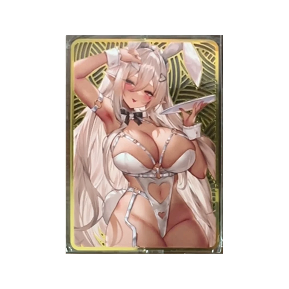 9 pz/set Anime Goddess Story DIY ACG Sexy Metal Card Glossy Boy Game Toys carta da collezione regalo di compleanno di natale gioco da tavolo