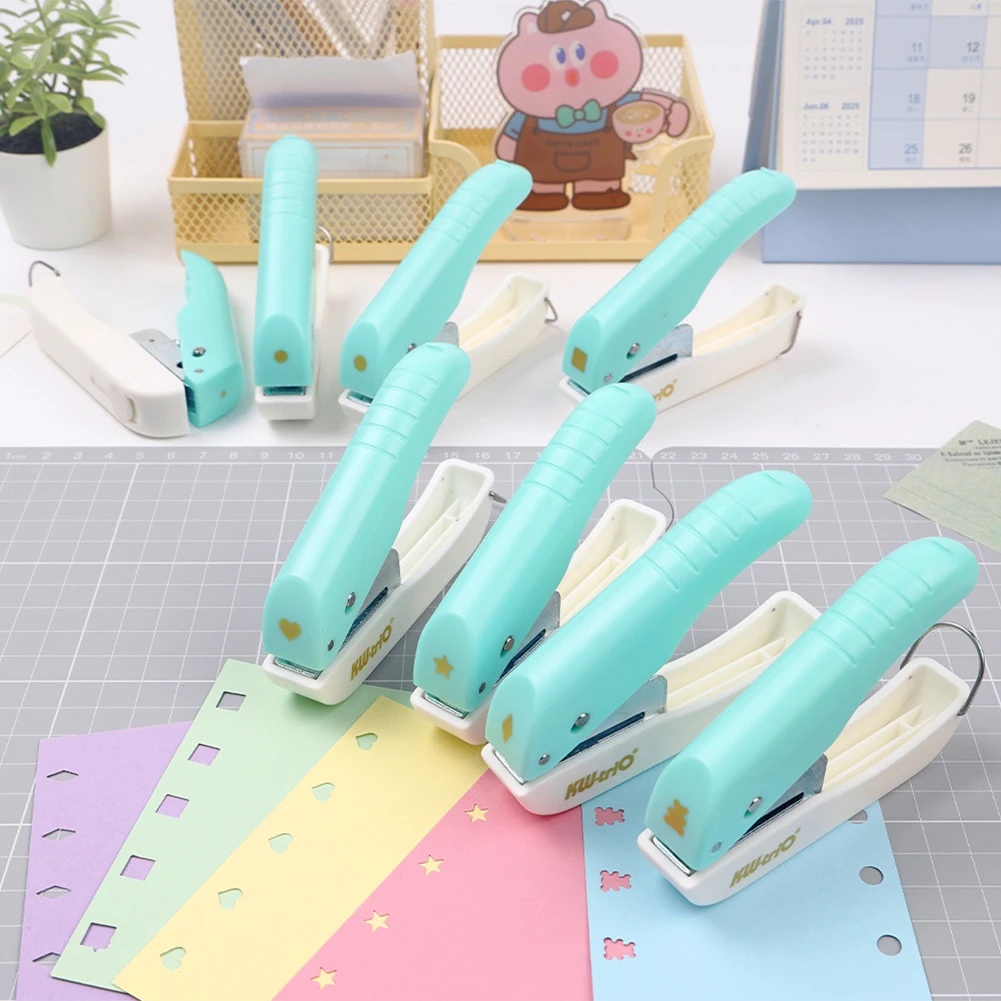 Craft Tool Hole Punch DIY Embossing Device For Card Making Multi Patterns Paper Crafts Puncher Student Stationery Supplies