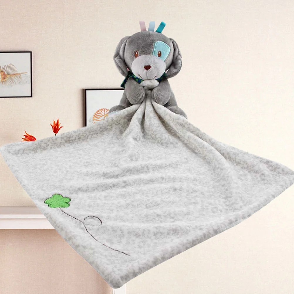 Baby Bib Beautiful Toy Animal Cotton Bib Towel Feeding Bib for Newborn Baby (Dog Pattern) Newborn Bibs