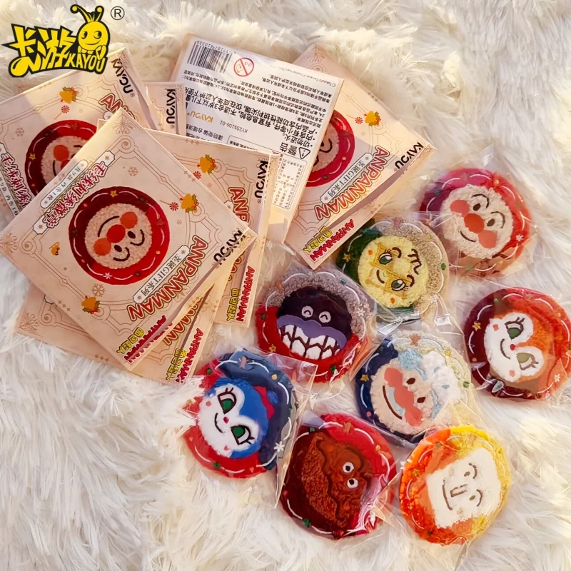 

Original KAYOU Anpanman Christmas GIFT Series Embroidered Badge Tinplate Christmas Doll Pendant Peripheral Collection Doll Gifts