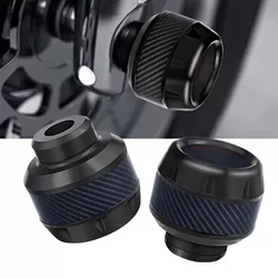 2Pcs Aluminum Alloy Motorcycles Falling Protector Explosion-Proof Front Wheel Fork Resistance Cup Slider Crash Fall Protector