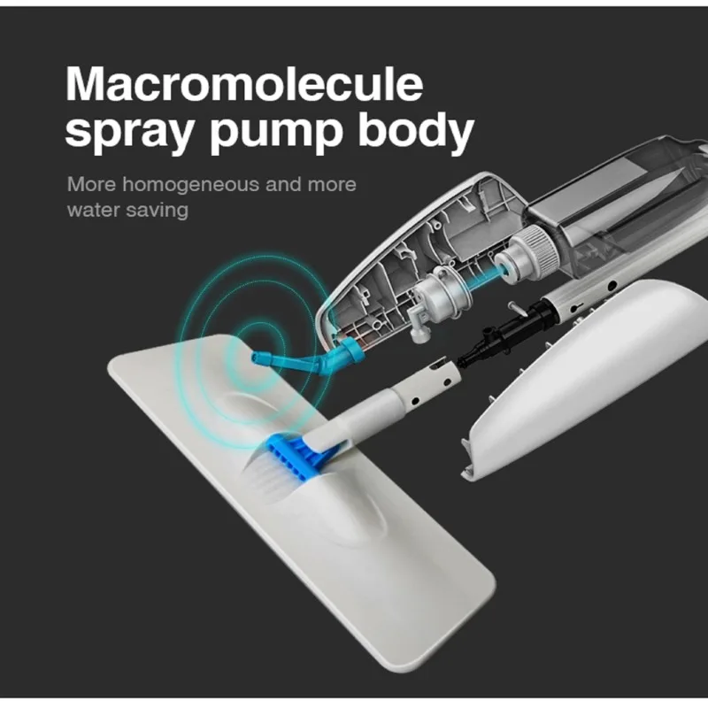 

Cleaning superfine fiber spray mop reusable bottle superfine fiber mop pad cleaning mop adjustable handle