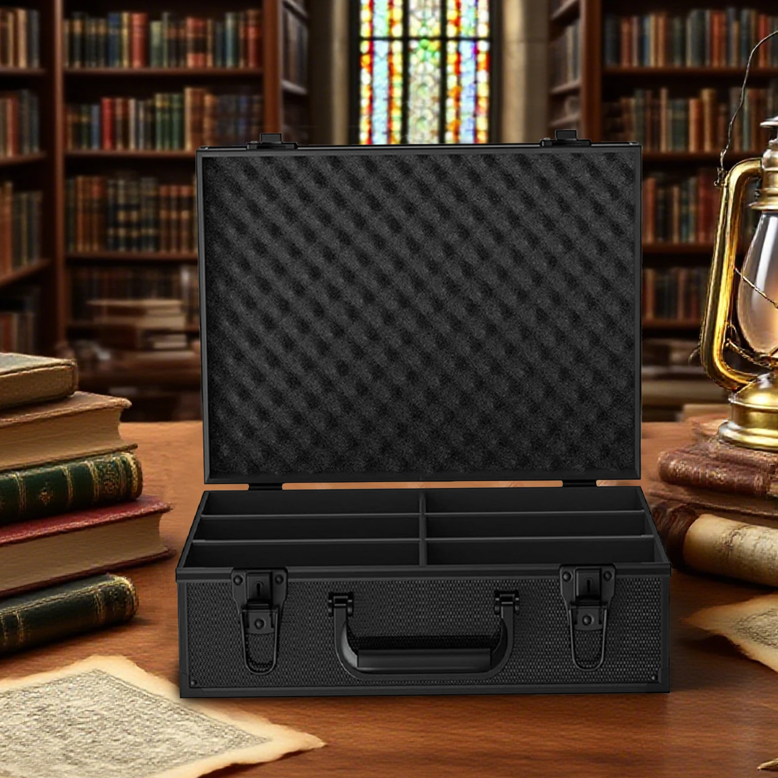 

Коробка для коллекционных карт с 6 разделителями, противоударный и пылезащитный футляр для хранения спортивных карт, для коллекций карточек