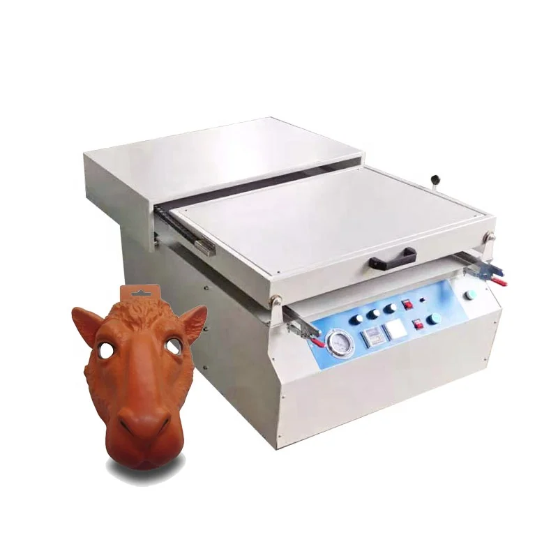 Plastic Mask Cosplay Prop Flower Pot Small Vacuum Thermoforming Blister Machine for Prototyping