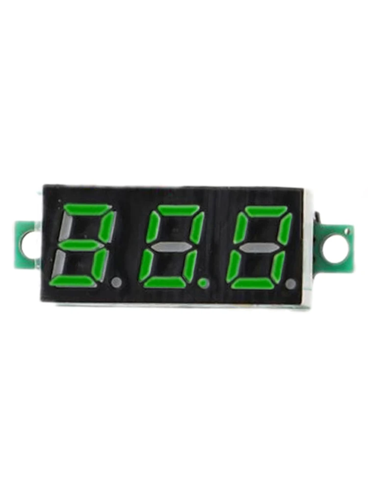Table Voltmeter Digital Display Reverse Connection Reverse Protection 0.28 Inch 100V DC Voltmeter Head Detectors