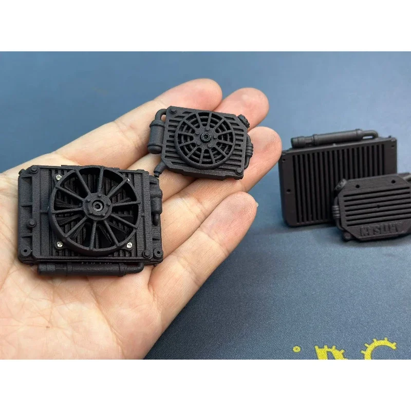 RC Simulate Cooling Fan Decoration for 1/10 RC Crawler TRX4 MJX SCX10 RC4WD Tamiya