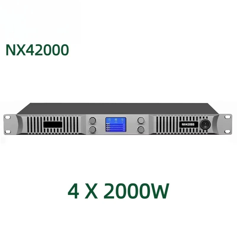 NX42000 4-Channel 2000W Professional Class D Amplifier for Subwoofer Sound Metal Shell for Stage Equipment