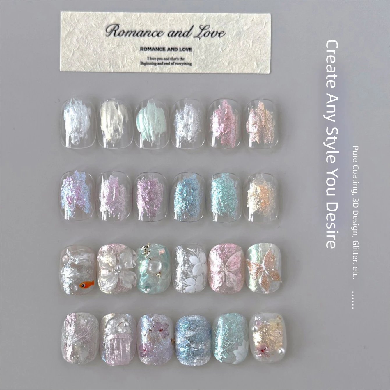 12 Colors Glitter Patting Nail Gel, Aurora Mica Shimmer Solid Painting Gel, No‑wipe Pigment Gel for Nail Gradient Emboss DIY
