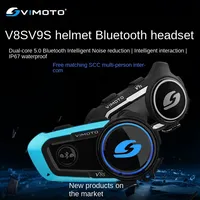 Chinese Version Easy Rider Vimoto Helmet Motorcycle Bluetooth Headset Stereo Headset Mobile Phone GPS 2 Radio v8s  V9S