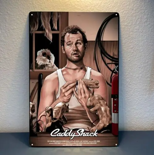 Caddy Shack Movie Metal Poster - Collectable Tin Sign - 20x30cm