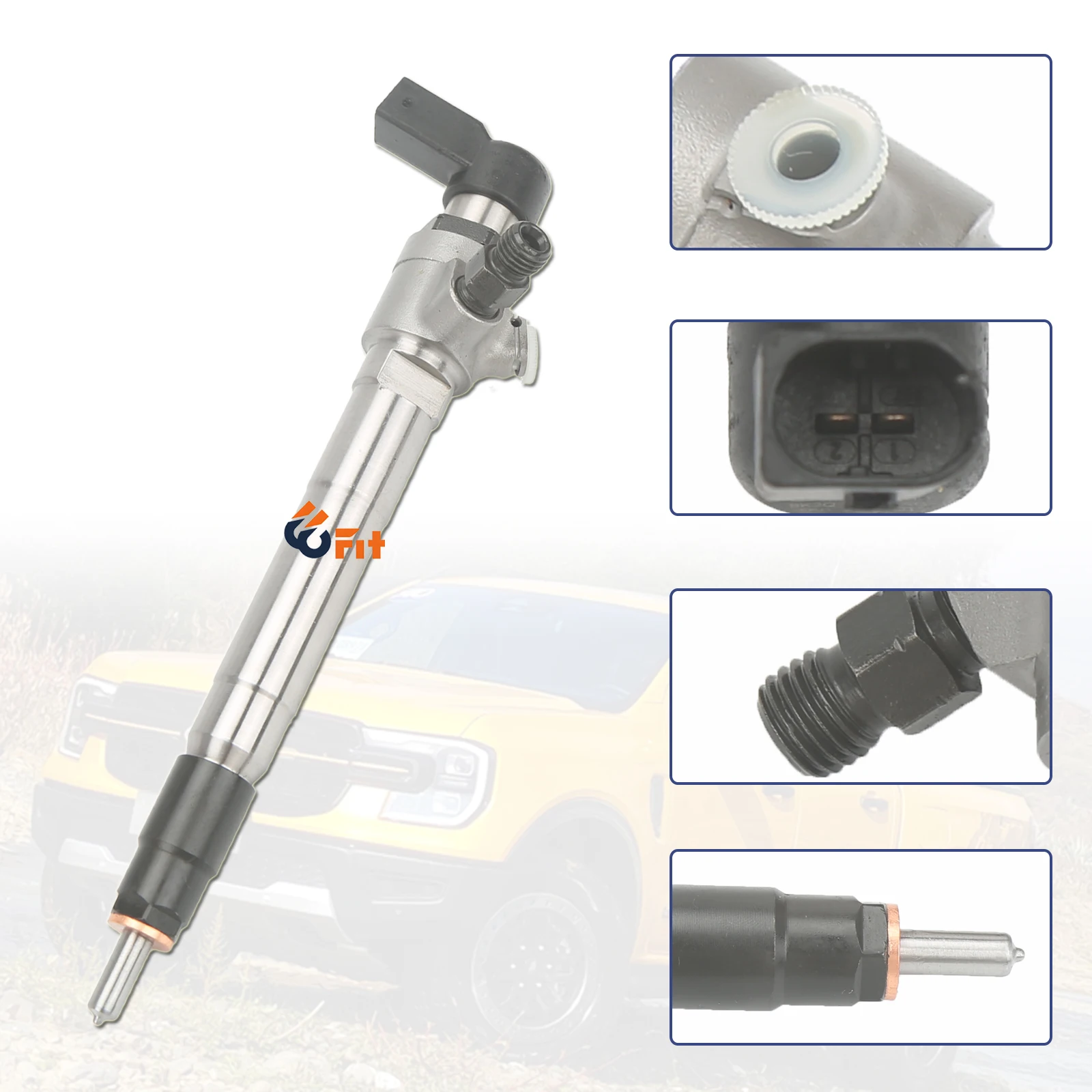 BK2Q-9K546-AG A2C59517051 Diesel Fuel Injector Nozzle Common Rail For Siemens Ford Transit Citroen Jumper Peugeot Boxer 2.2 TDCI