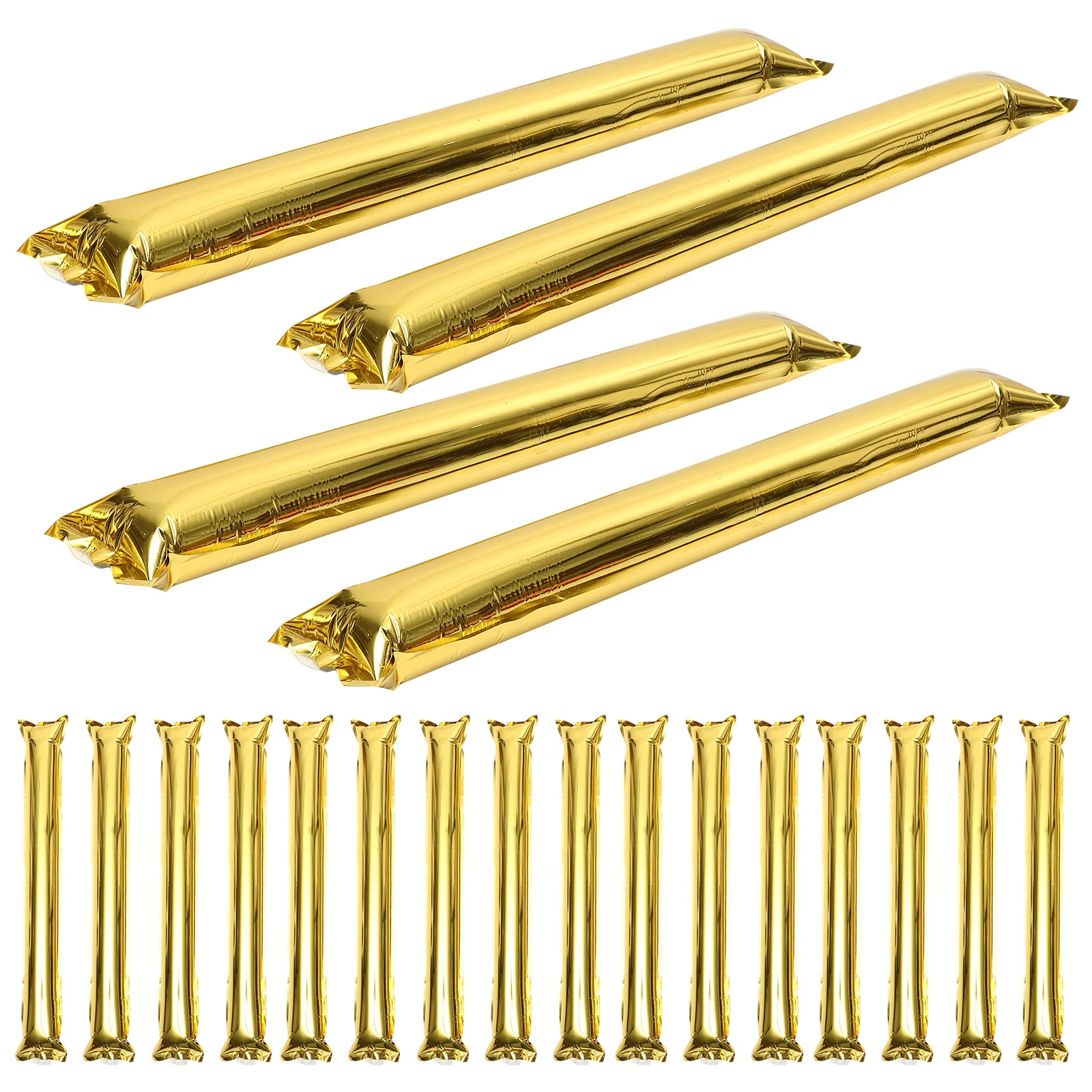 

24Pcs Inflatable Long Sticks for Rallies and Concerts Strong Plastic Build Reusable Noise Making Device for Fans and Supporters