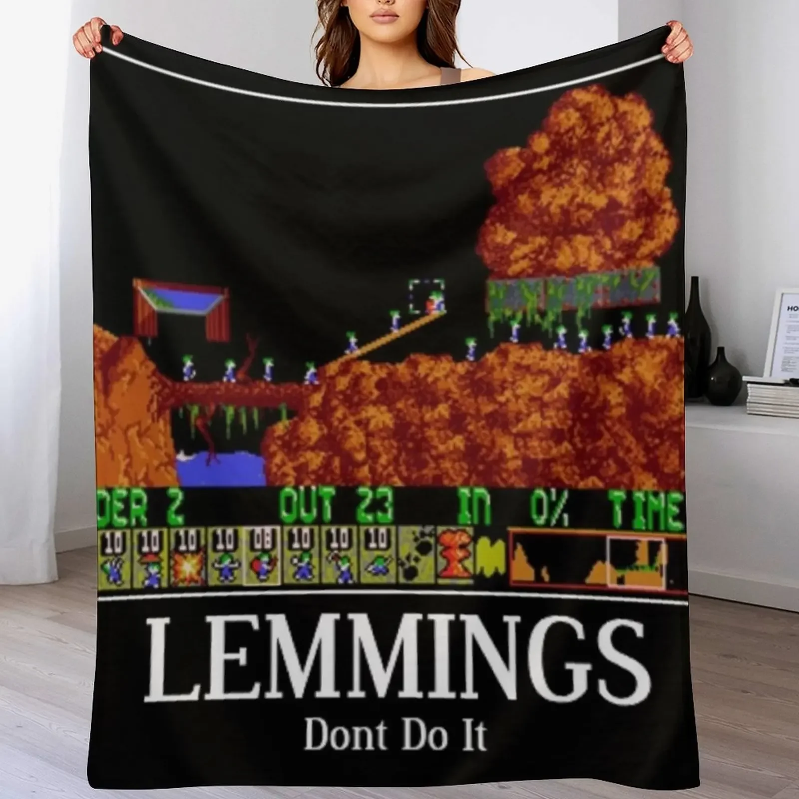 

Last Lemming Loaded Throw Blanket Soft Beds Warm Blankets