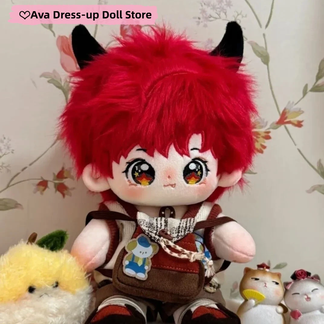 

20cm Idol Doll Zhang Jie Jason Zhang Sing Detective Academy Variety Show Stuffed Plush Dress-up Cotton Doll Send Fans Gift Xmas