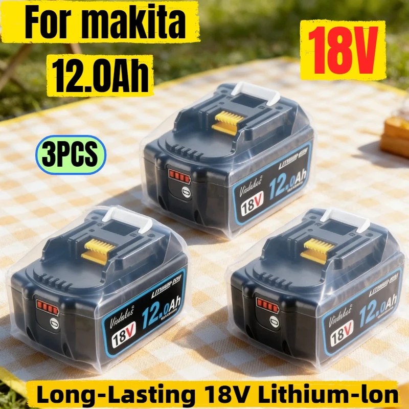 

Stable for סוללה מקיטה 18v מקורית compatible for 18v HR140D DDF487 DBO180Z DTD173 DGA404 DGA504 DTD171 for makita tools