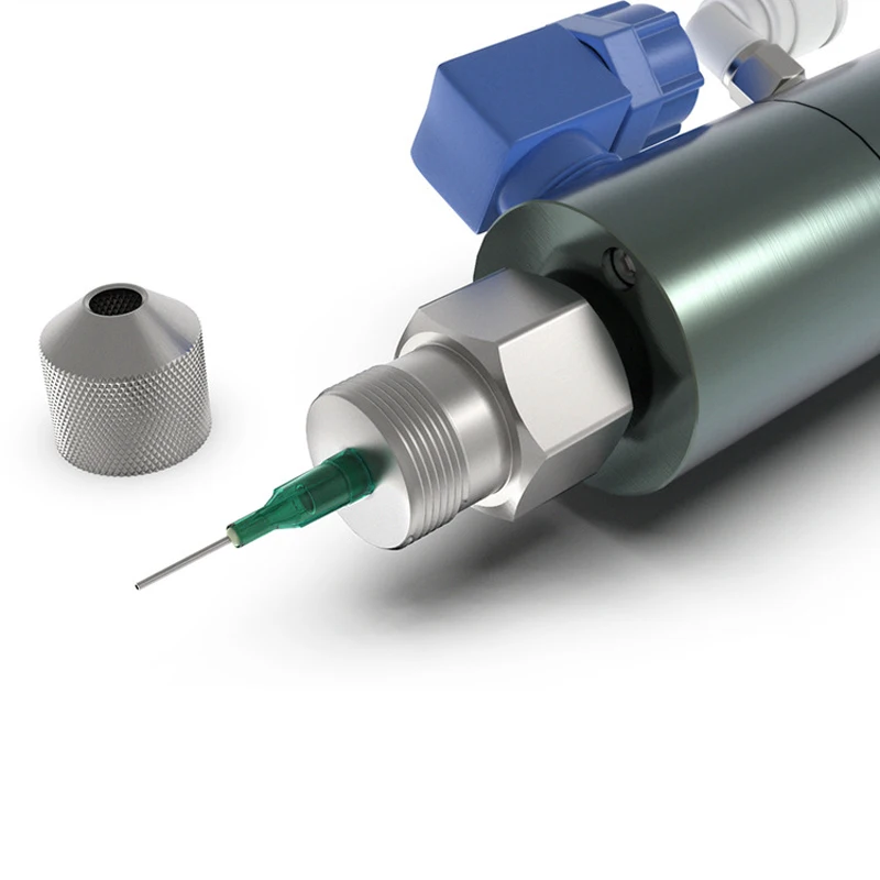 UV Dispensing Valve Anti-drip Silicone Valve Suck Back Epoxy Silicone Resin Glue Pneumatic Precision Dispensing Valve