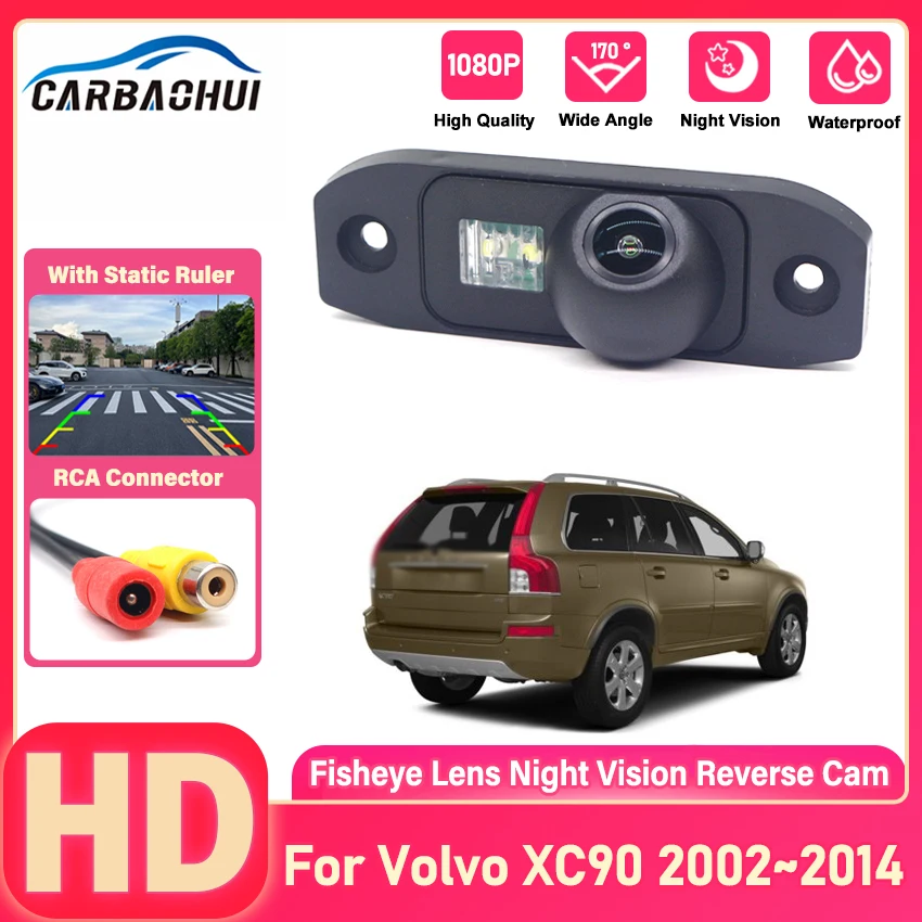 Car Backup Rear View Camera For Volvo XC90 2002 ~ 2014 CCD Full HD Night Vision Car Reverse Parking Camera High Quality RCA