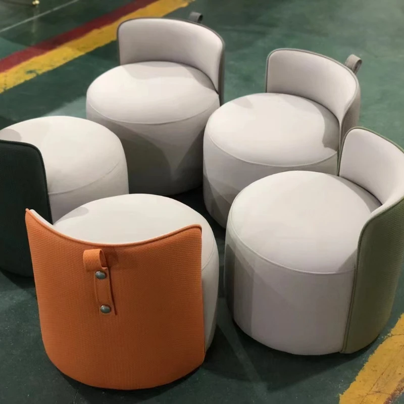Rotatable Vanity Stools Comfortable Durable Sleek Colorful Appearance Ottomans Modern Design Living Furniture Taburetek XYDZ