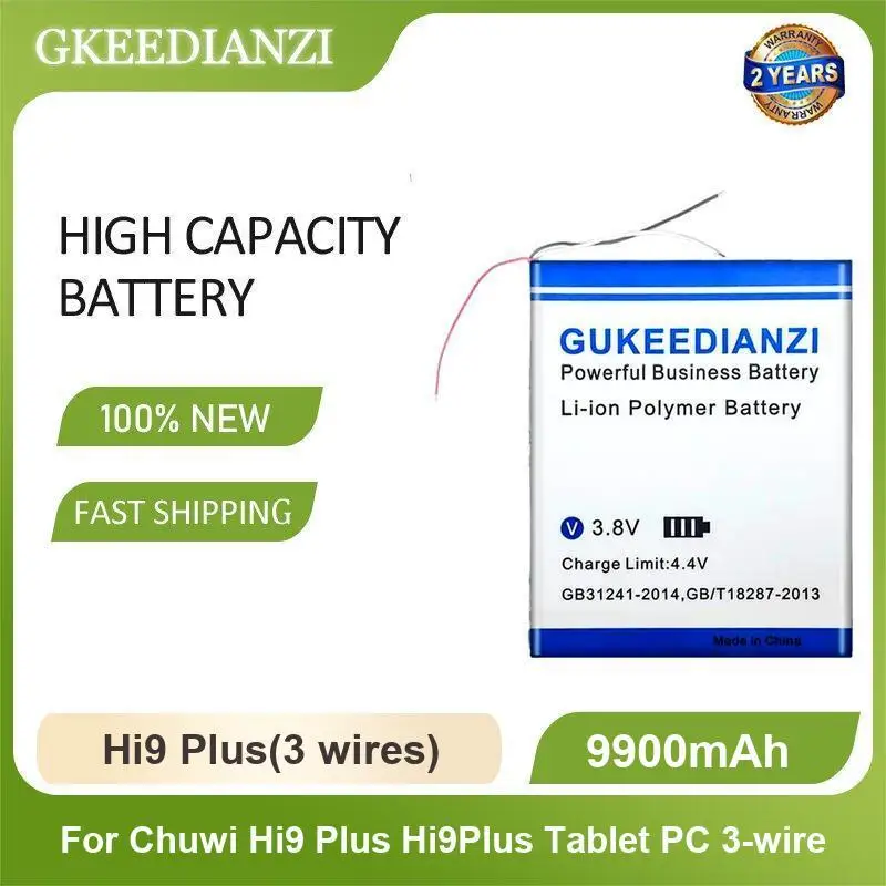Battery For Chuwi Hi9 Plus Hi9Plus  Air 10.1 Inch Hi10 X Hi10X Accumulator 7-Wire Plug CWI546 High Capacity