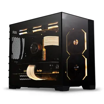 Lian Li Strimer Plus V1 prodlužovací kabel, adresovatelný RGB 24pinový ATX napájecí kabel, GPU trojitý 8pinový silikonový duhový světelný vodič 6 nejlepší prodej barevný grafický procesor - №6