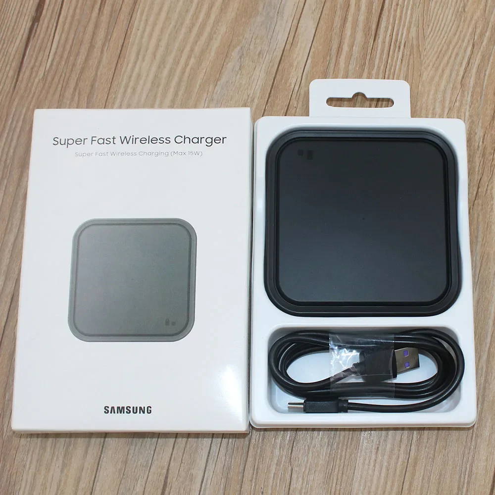 SAMSUNG Z Flip Fold 7 6 5 15W Fast Charge Wireless Charger Pad EP-P2400 For Galaxy S25 S24 S23 S22 S21 Note20 Ultra S10 S9 Plus