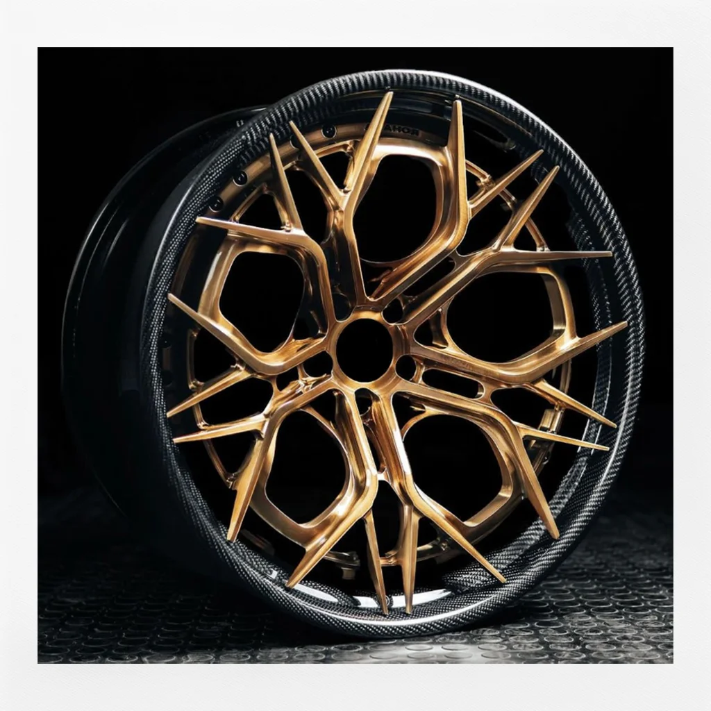 

Carbon Fiber Passenger Car Wheels 18 19 20 21 22 Inch 2 Piece 5x112 5x120 5x114.3 Forged Alloy Wheels For Ferrari 458 488