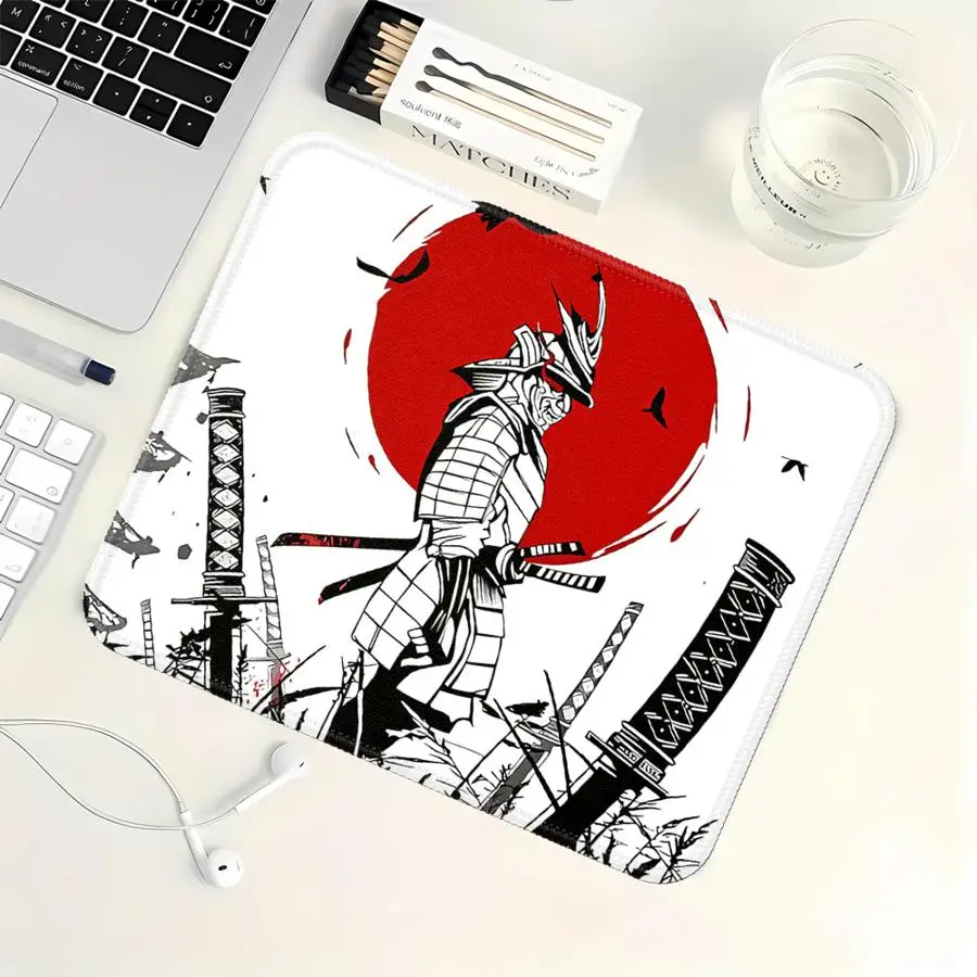 Samurai Warrior Waterproof Mouse Pad office Pad Desk accessories Computer Laptop Pad Game Console Pad Keyboard Mouse Pad