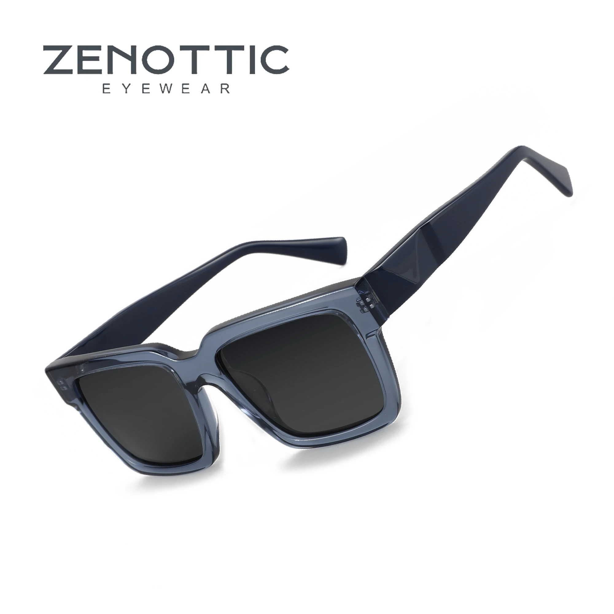 

ZENOTTIC 2024 Fashion Polarized Sunglasses for Unisex UV400 Protection Geometry Shade Trend Sun Glasses YD1221